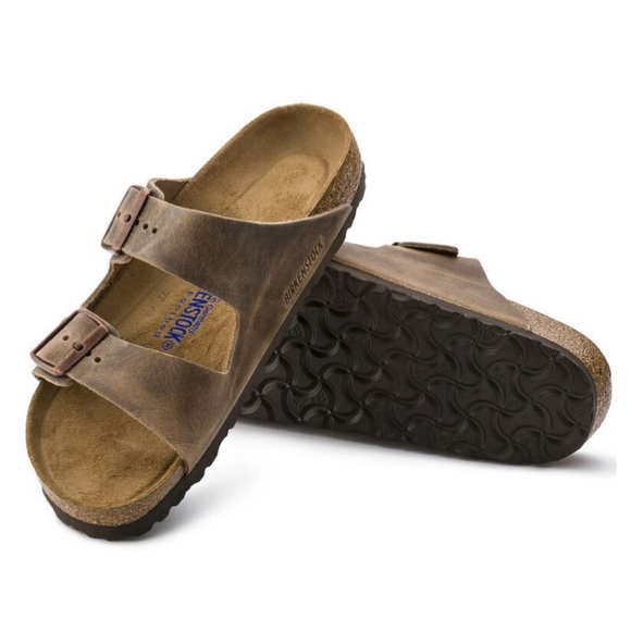 Birkenstock Shoes - Birkenstock Womens Arizona Tobacco Brn Slide 8-8.5